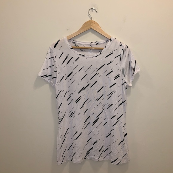 Apt 9 Essentials White & Black Shirt size M - Picture 3 of 9